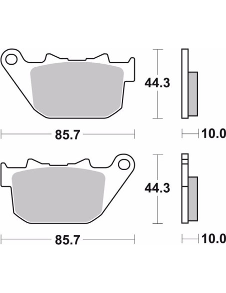 pastillas de freno moto brembo sinterizadas 07hd14sp