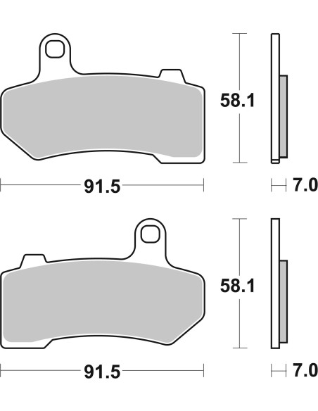 pastillas de freno sinterizadas brembo 07hd17sa
