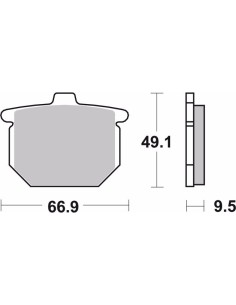 pastillas de freno moto brembo genuinas 07ho0307 2
