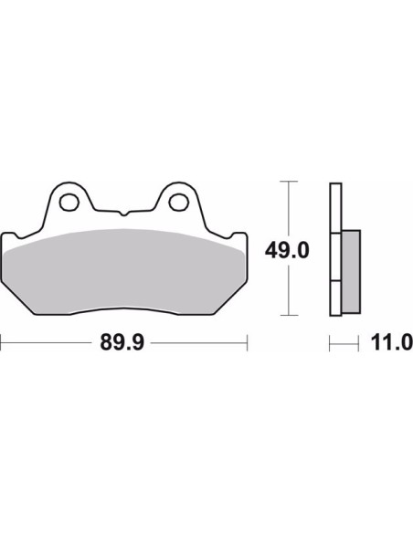 pastillas de freno moto brembo genuinas 07ho1010
