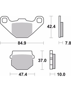 pastillas de freno moto brembo genuinas 07ho1118 2