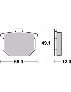 pastillas de freno moto brembo genuinas 07ho1212 2