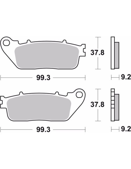 pastillas de freno moto brembo organicas 07ho13cc