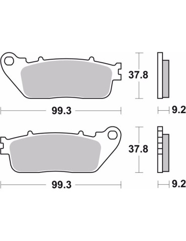pastillas de freno moto brembo sinterizadas 07ho13sp