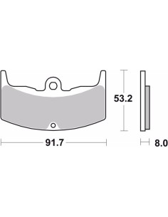 pastillas de freno moto brembo genuinas 07ho1406 2