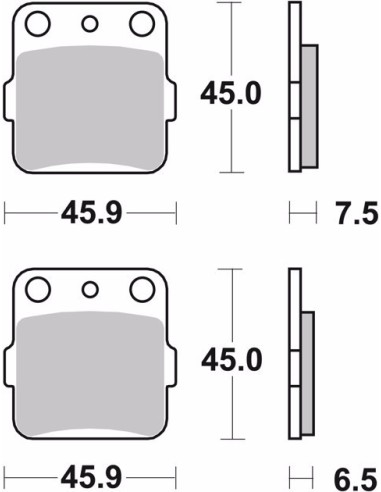 pastillas de freno moto brembo organicas 07ho20tt