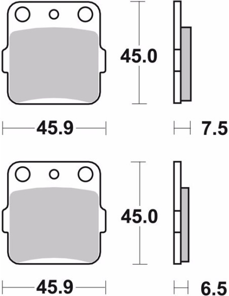 pastillas de freno moto brembo organicas 07ho20tt