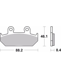 pastillas de freno moto brembo genuinas 07ho2307 2