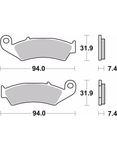 pastillas de freno moto brembo genuinas 07ho2506