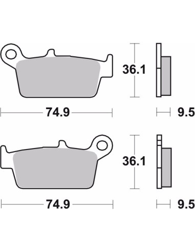 pastillas de freno moto brembo sinterizadas 07ho26sd