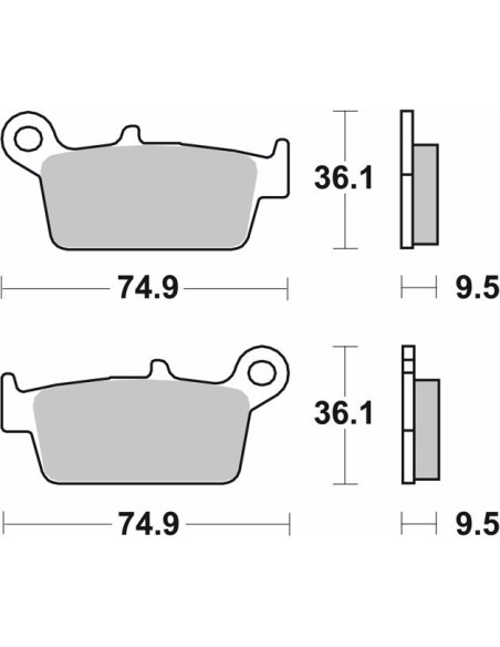 pastillas de freno moto brembo sinterizadas 07ho26sd