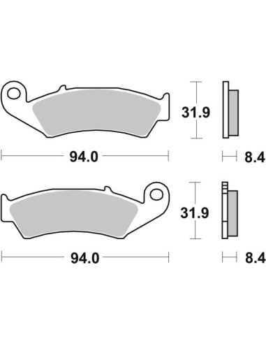 pastillas de freno moto brembo genuinas 07ho2911