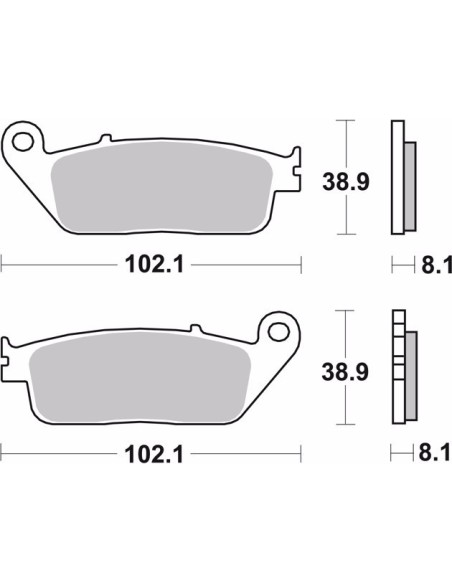 pastillas de freno moto brembo sinterizadas 07ho30sa