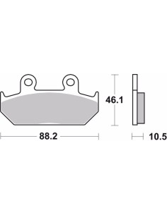 pastillas de freno moto brembo sinterizadas 07ho35sa 2