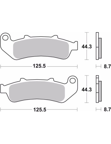 pastillas de freno moto brembo genuinas 07ho3907