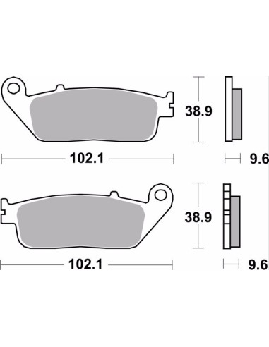 pastillas de freno moto brembo sinterizadas 07ho41sa
