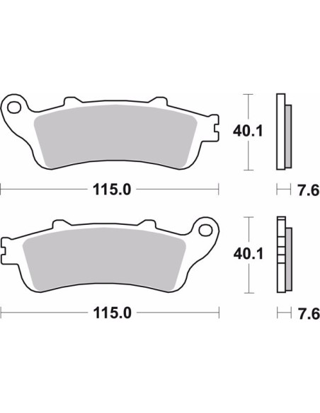 pastillas de freno moto brembo organicas 07ho44cc