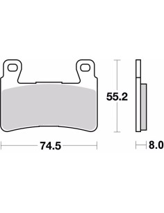 pastillas de freno moto brembo de carbono 07ho45rc 2