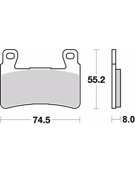 pastillas de freno moto brembo de carbono 07ho45rc
