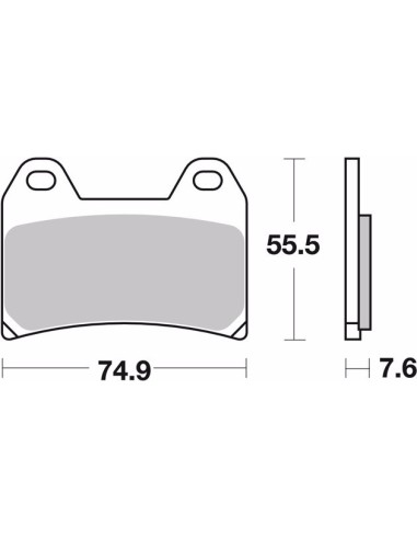 pastillas de freno moto brembo organicas 07ho472cc