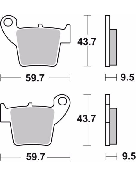 pastillas de freno moto brembo sinterizadas 07ho48sd