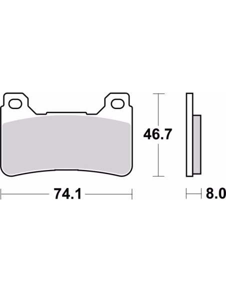 pastillas de freno moto brembo sinterizadas 07ho50la
