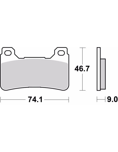pastillas de freno moto brembo sinterizadas 07ho50sr