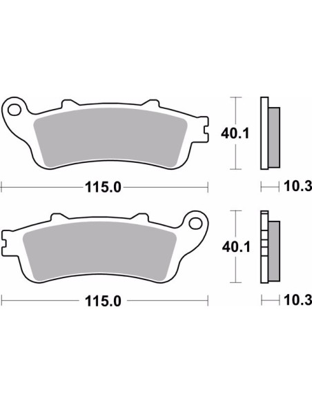 pastillas de freno moto brembo sinterizadas 07ho52sp