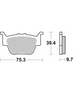 pastillas de freno moto brembo sinterizadas 07ho55sd 2