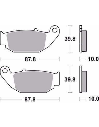 pastillas de freno moto brembo sinterizadas 07ho61sd
