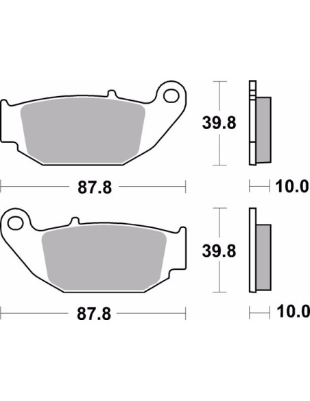 pastillas de freno moto brembo sinterizadas 07ho61sd