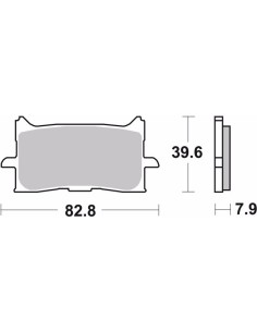pastillas de freno moto brembo sinterizadas 07ho62la 2