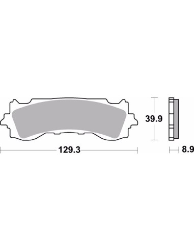 pastillas de freno moto brembo sinterizadas 07ho65sa