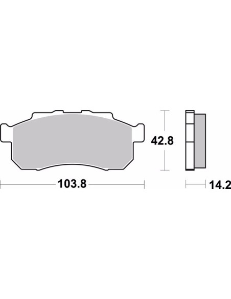 pastillas de freno moto brembo sinterizadas 07ho67sd