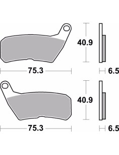 pastillas de freno moto brembo organicas 07ho71cc 2