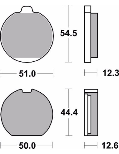 pastillas de freno moto brembo genuinas 07ka0223