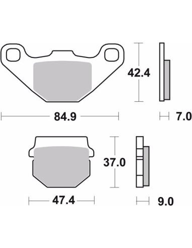 pastillas de freno moto brembo genuinas 07ka0717