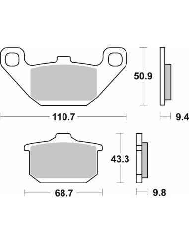 pastillas de freno moto brembo sinterizadas 07ka08sp