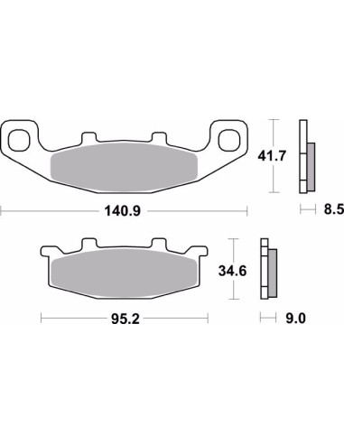 pastillas de freno moto brembo sinterizadas 07ka09sa