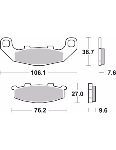 pastillas de freno moto brembo sinterizadas 07ka11sp