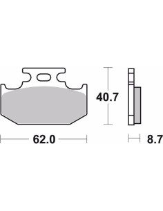 pastillas de freno moto brembo sinterizadas 07ka12sx 2