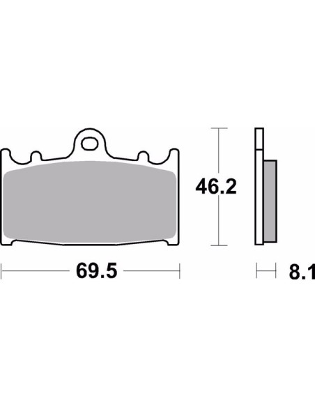 pastillas de freno moto brembo sinterizadas 07ka13sr