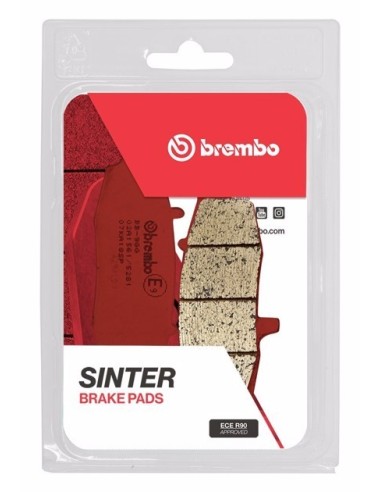 pastillas de freno moto brembo sinterizadas 07ka18sp traseras