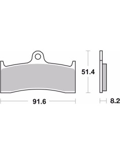 pastillas de freno moto brembo sinterizadas 07ka20sr 2