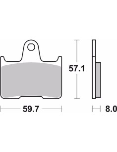 pastillas de freno moto brembo genuinas 07ka2107 2