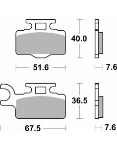 pastillas de freno moto brembo sinterizadas 07ka27sd 2