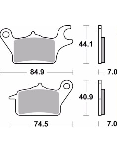 pastillas de freno moto brembo organicas 07ka30cc 2