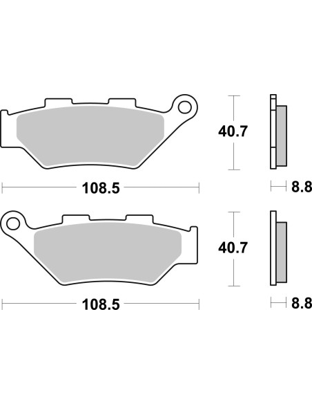 pastillas freno brembo 07ks07sa