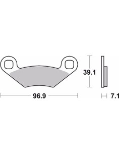 pastillas de freno moto brembo sinterizadas 07po01sd 2