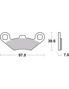 pastillas de freno moto brembo sinterizadas 07po02sd 2